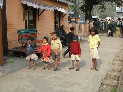 Kids in Siliguri (Photo by Josh Aggars)